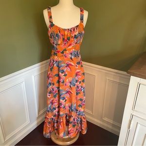 New Likely Kimbell Midi Dress Fiesta Multi 4
